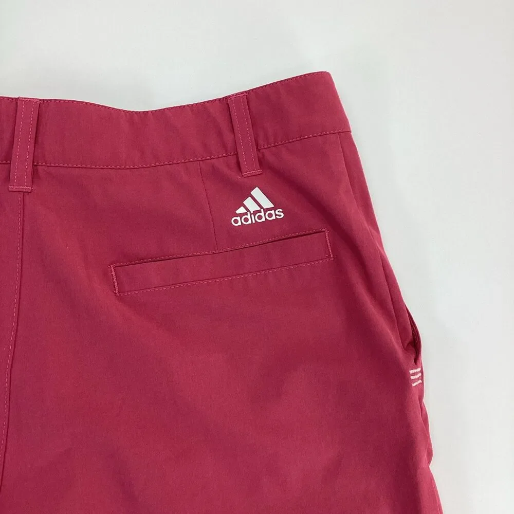 Adidas Mens Pink Chino Golf Shorts Size 30 NWOT 10